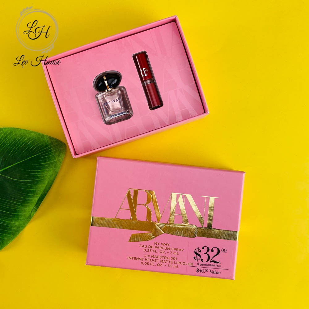 Set nước hoa son mini Giorgio Armani My Way | Thế Giới Skin Care