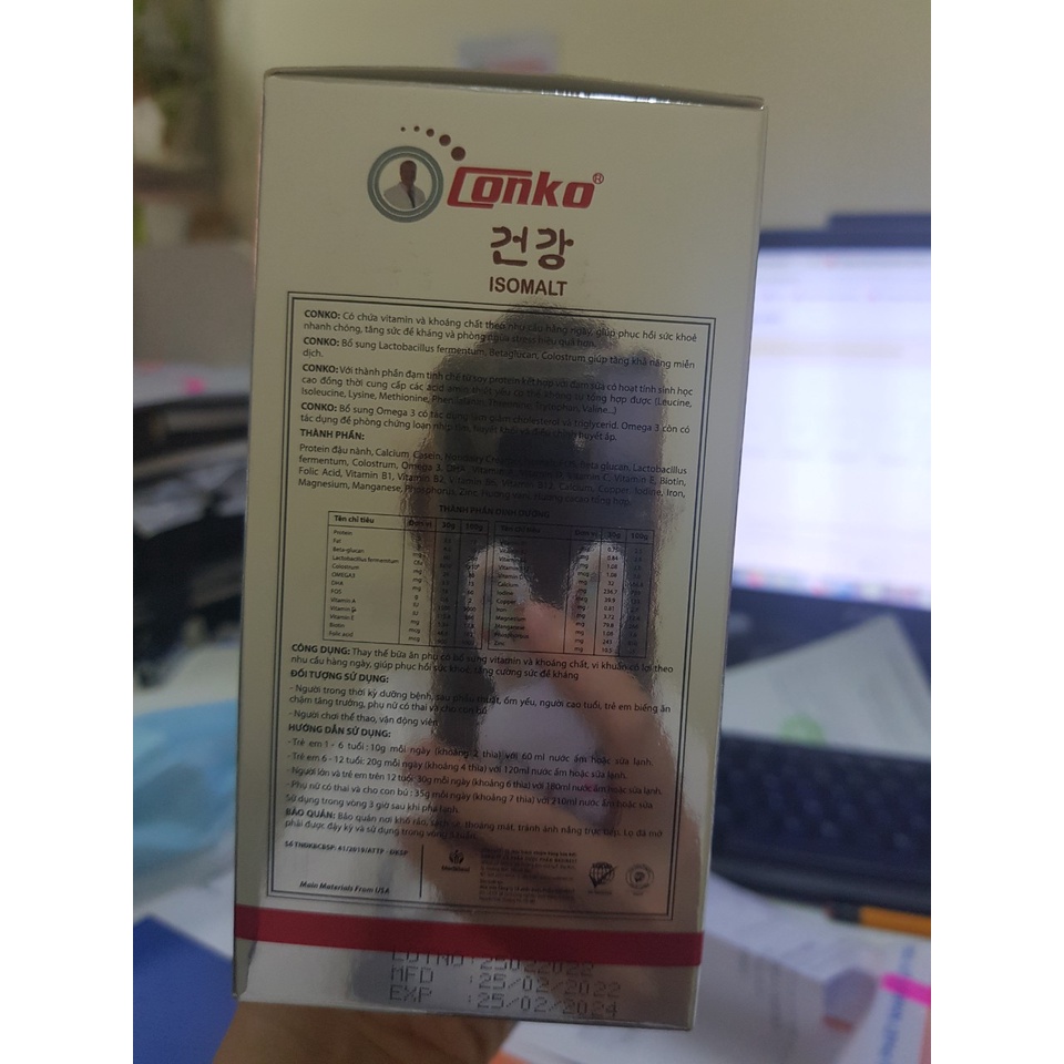 ConKo 200G Bổ sung protein, vitamin và khoáng chất