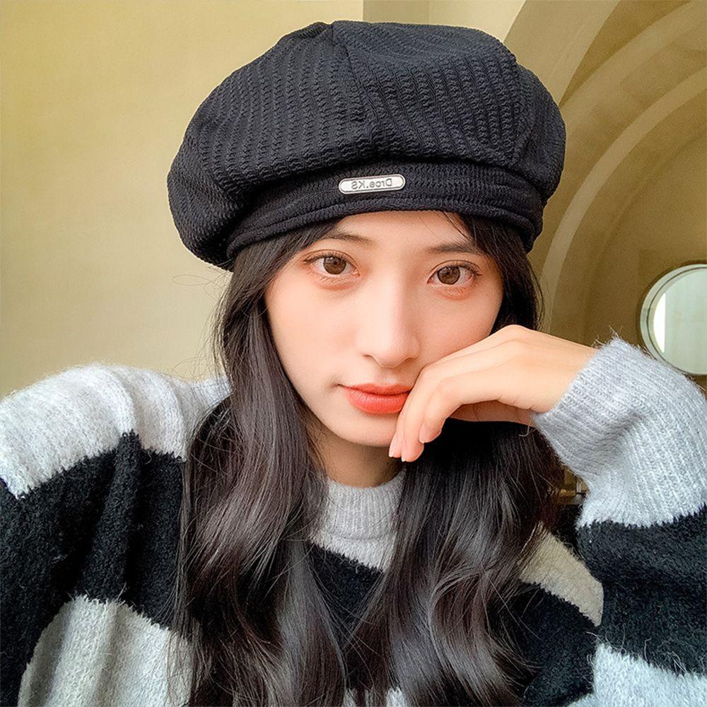 Mũ Beret Màu Trơn Phong Cách Cổ Điển MIHAN1