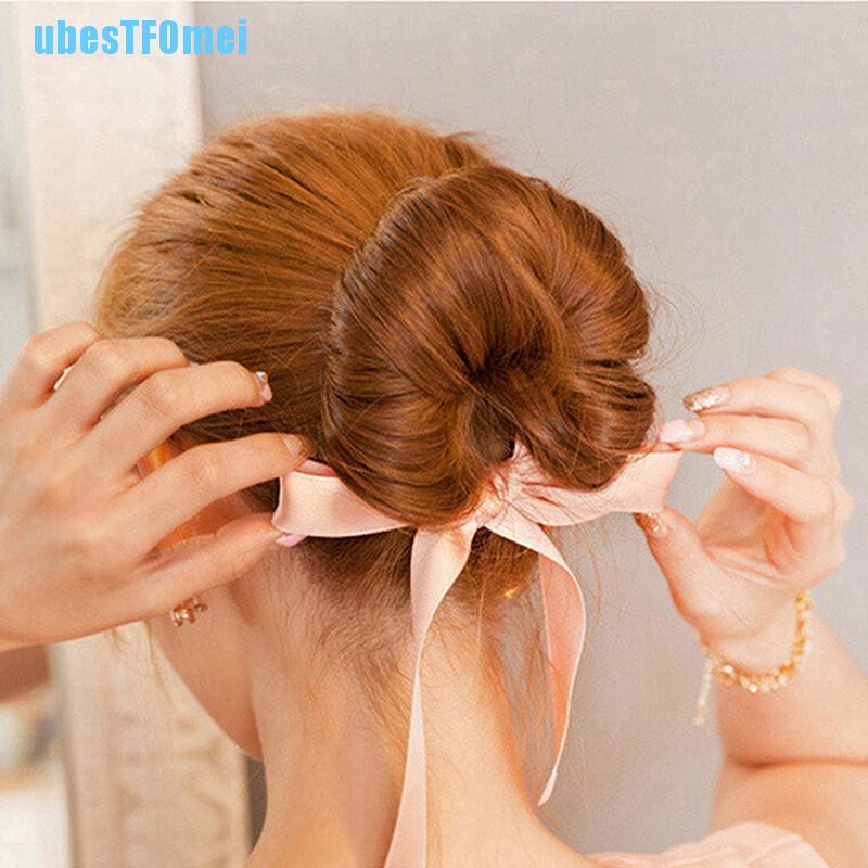 Dây Cột Tóc Bằng Xốp Hình Bánh Donut Thời Trang Cho Nữ