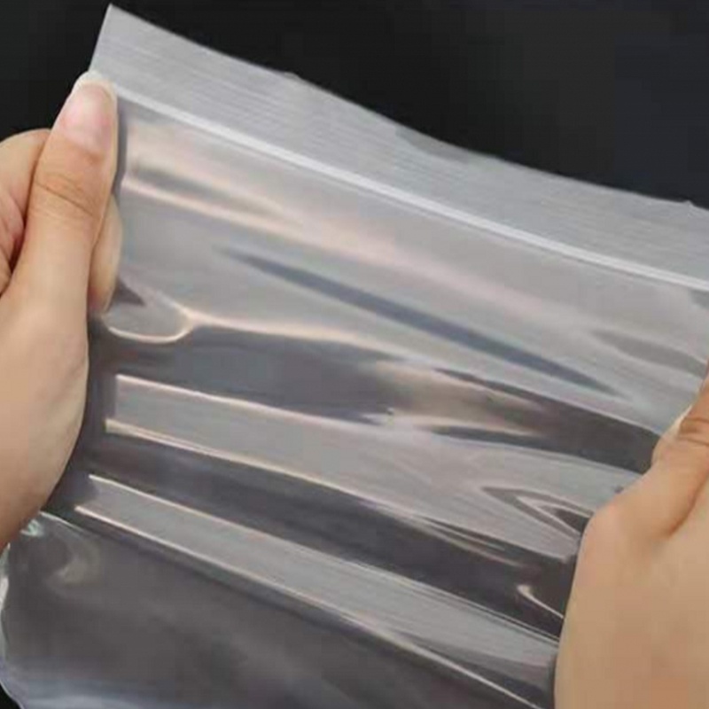 Set 100 túi zip bằng nhựa trong suốt có thể tái sử dụng đa năng tiện dụng