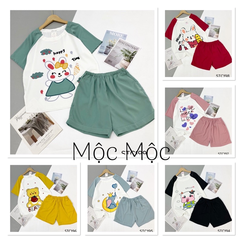 Đồ Bộ Lụa cộc tay cổ tiểu thư *siêu cute* nhé. Hình và mẫu chụp là ẢNH THẬT 100%