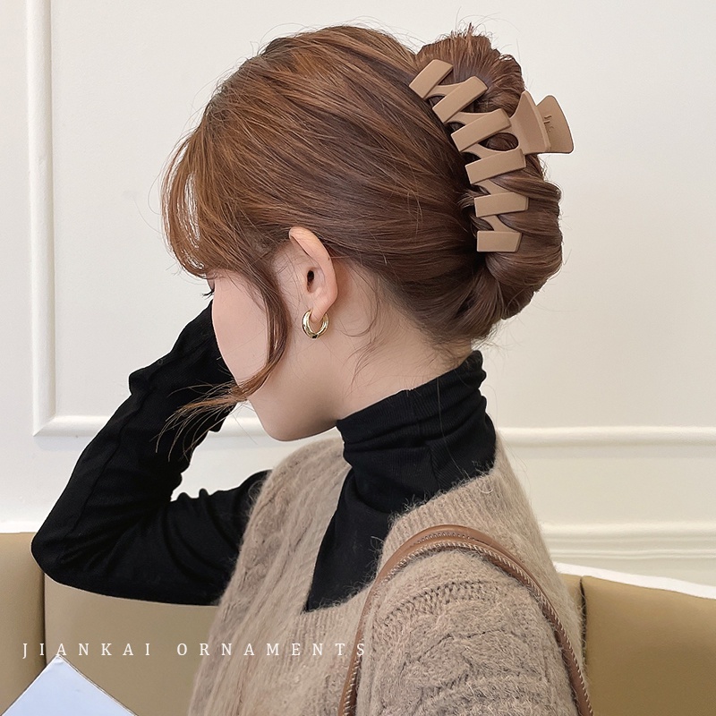 Kẹp Tóc Hình Cá Mập Cỡ Lớn Thời Trang Cho Nữ, Kẹp tóc phong cách Hàn Quốc