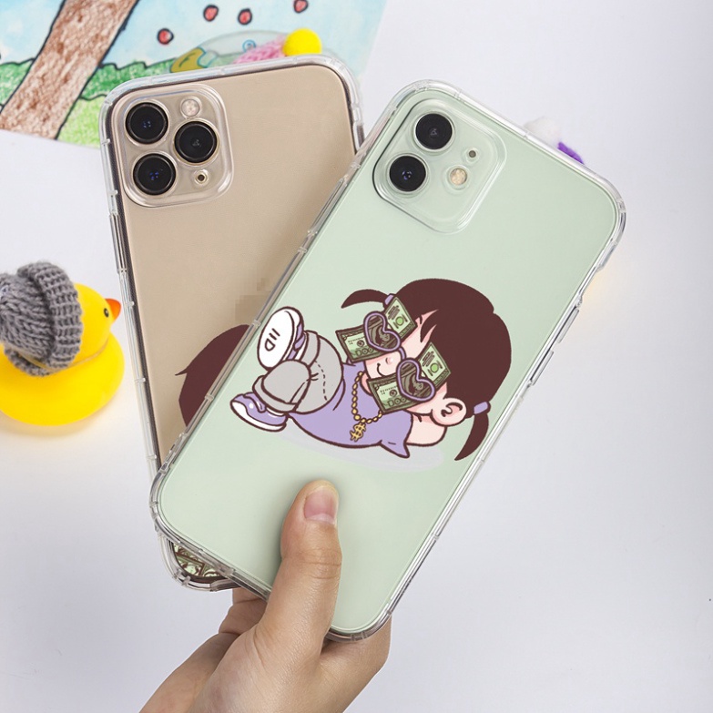 Ốp lưng iphone 6, 6s plus, 7 8 Plus, X, XS, XR, XSMAX, 11, 12, 13 PROMAX TRONG SUỐT BÉ TRAI, BÉ GÁI CỰC NGẦU PKVN