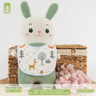 Yếm chống thấm Mipbi set 3 cái