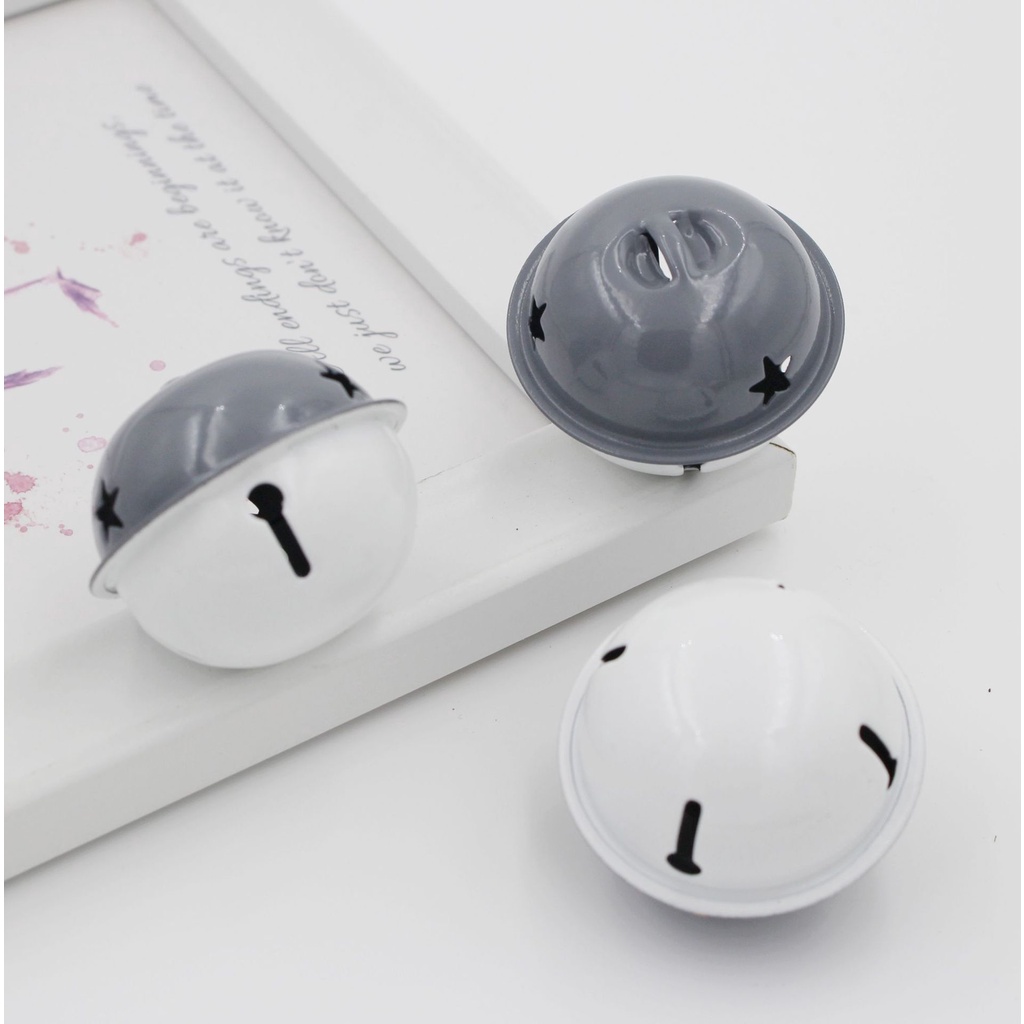 Chuông lục lạc đeo cổ chó mèo nhiều màu sắc đẹp, chuông đeo cổ size lớn 40mm cho chó mèo