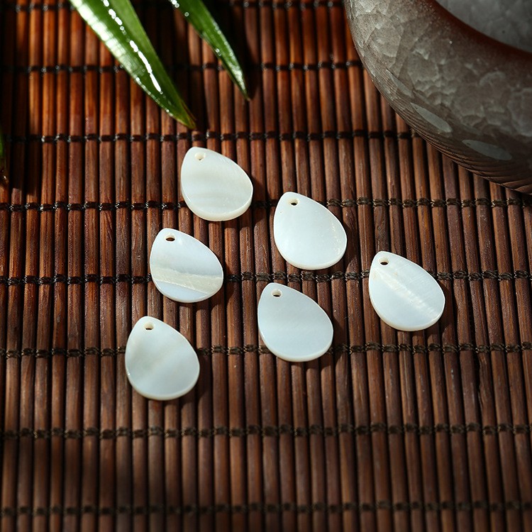 5 cánh hoa xà cừ tự nhiên 9*13mm nguyên liệu làm trâm làm trang sức cổ trang