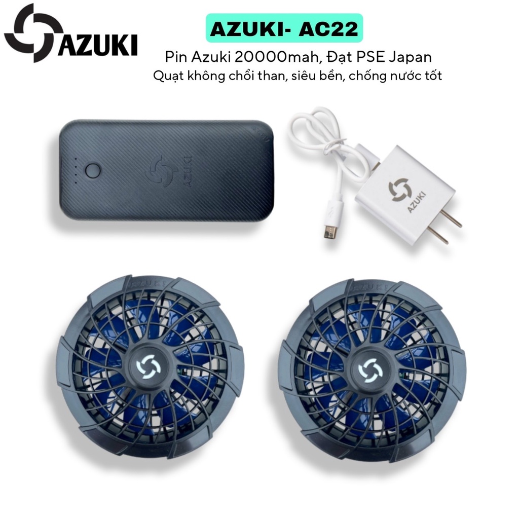 Phụ Kiện Áo Điều Hòa AZUKI Nhật Bản Chính Hãng,Bảo Hành 1 Năm,Lỗi 1 Đổi 1(Có Thẻ Bảo Hành Của Hãng)
