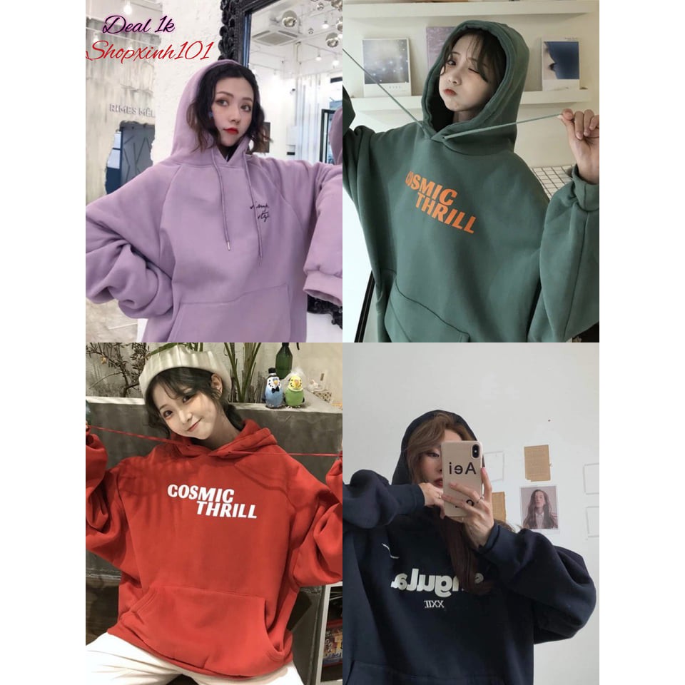 Áo Hoodie [XẢ LỖ] Form Rộng Phong Cách Hàn Quốc | BigBuy360 - bigbuy360.vn