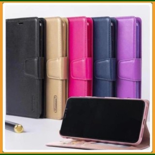 Bao da Oppo Reno 5 dạng ví hiệu hanman có ngăn đựng tiền và thẻ, kiểu sáng sang trọng tiện lợi