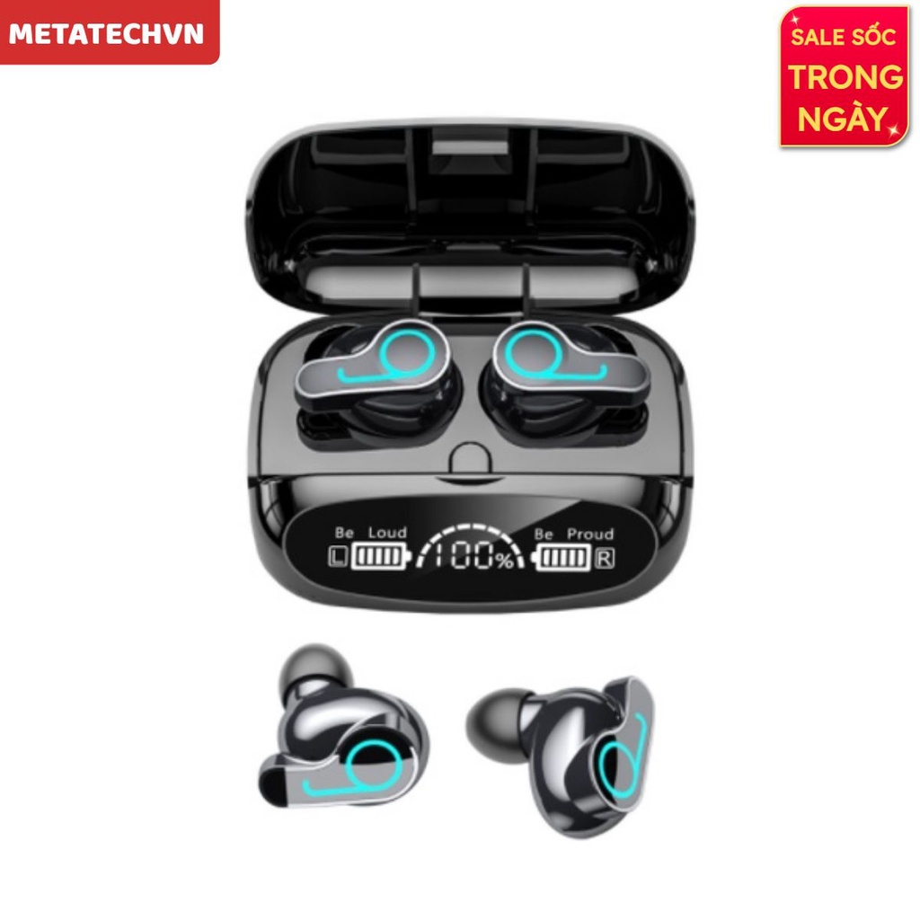 Tai Nghe Thể Thao Không Dây Kiêm Sạc Dự Phòng M32BV5.1 Bluetooth HD Stereo Chống Thấm Nước Có Mic Pin 2000MAh