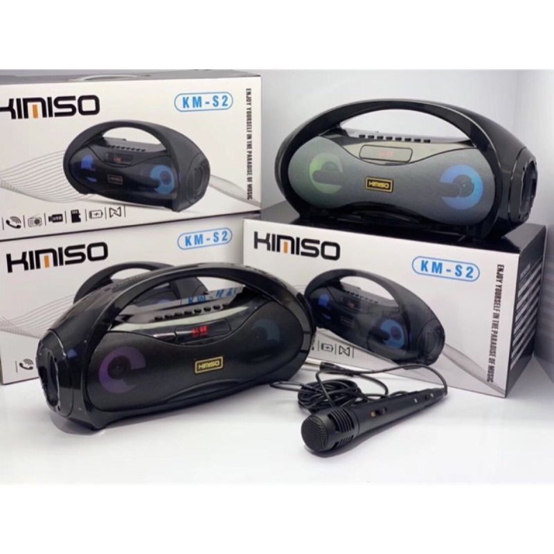Loa bluetooth Kimiso S1, S2, S3 kèm theo Micro karaoke