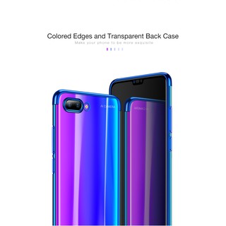 Ốp Honor 10 TPU trong suốt viền mạ màu chính hãng .