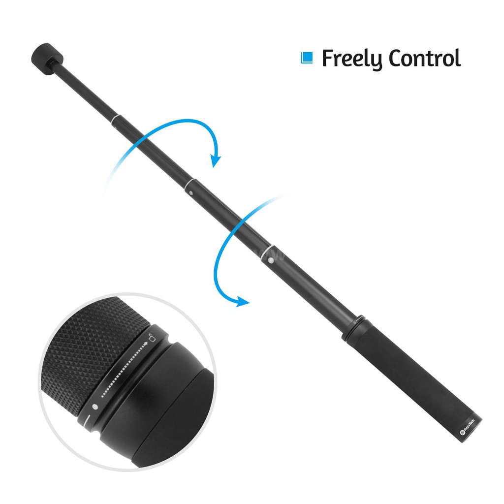 Feiyu V3 Handheld Stabilizer Extension Pole Stick Rod Bar with 1/4 Inch Screw Mount Max.52.8cm Long Compatible with Feiyu G6/G6 Plus/SPG2/SPG/WG2/WG2X/G5GS Gimbal