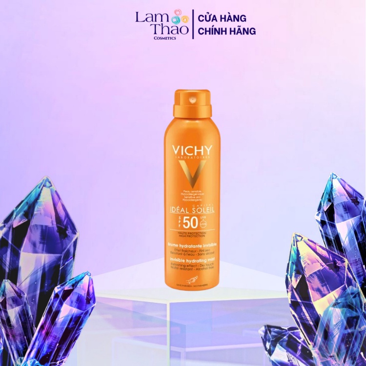 Xịt Chống Nắng Kiềm Dầu Vichy Ideal Soleil SPF 50 PA+++
