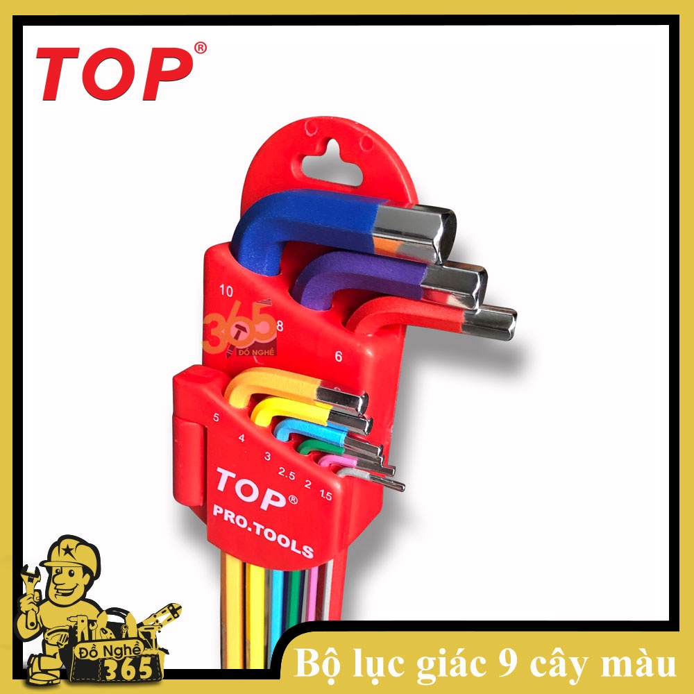 BỘ LỤC GIÁC 9 CÂY MÀU TOP
