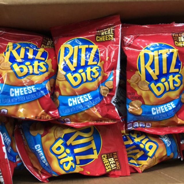 Date 08 / 2021 Combo 5 gói bánh Ritz Bits nhân phô mai Mỹ