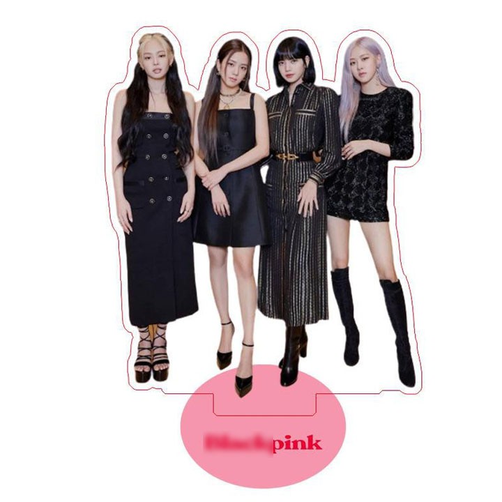 Standee Blackpink Jennie Lisa Jisoo Rose ảnh đứng in hình thần tượng mica acrylic