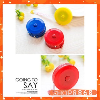 Thước dây cuộn mini có nút bấm thu dây-shop8868