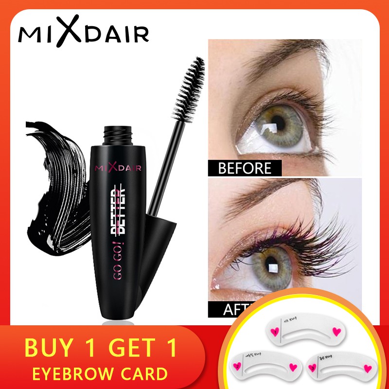 Mascara dài mi MIXDAIR chống nước sợi lụa 3D màu đen chuốt mi 15ml | BigBuy360 - bigbuy360.vn