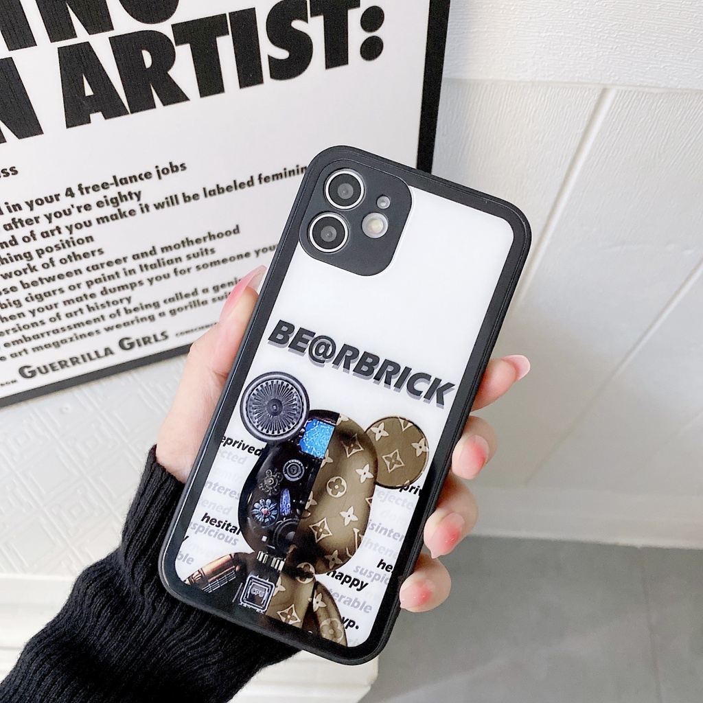 Ốp Điện Thoại Mặt Kính In Họa Tiết Thời Trang Dành Cho Iphone 13 Pro Max 12 11 XsMax X XS XR 8 7 plus