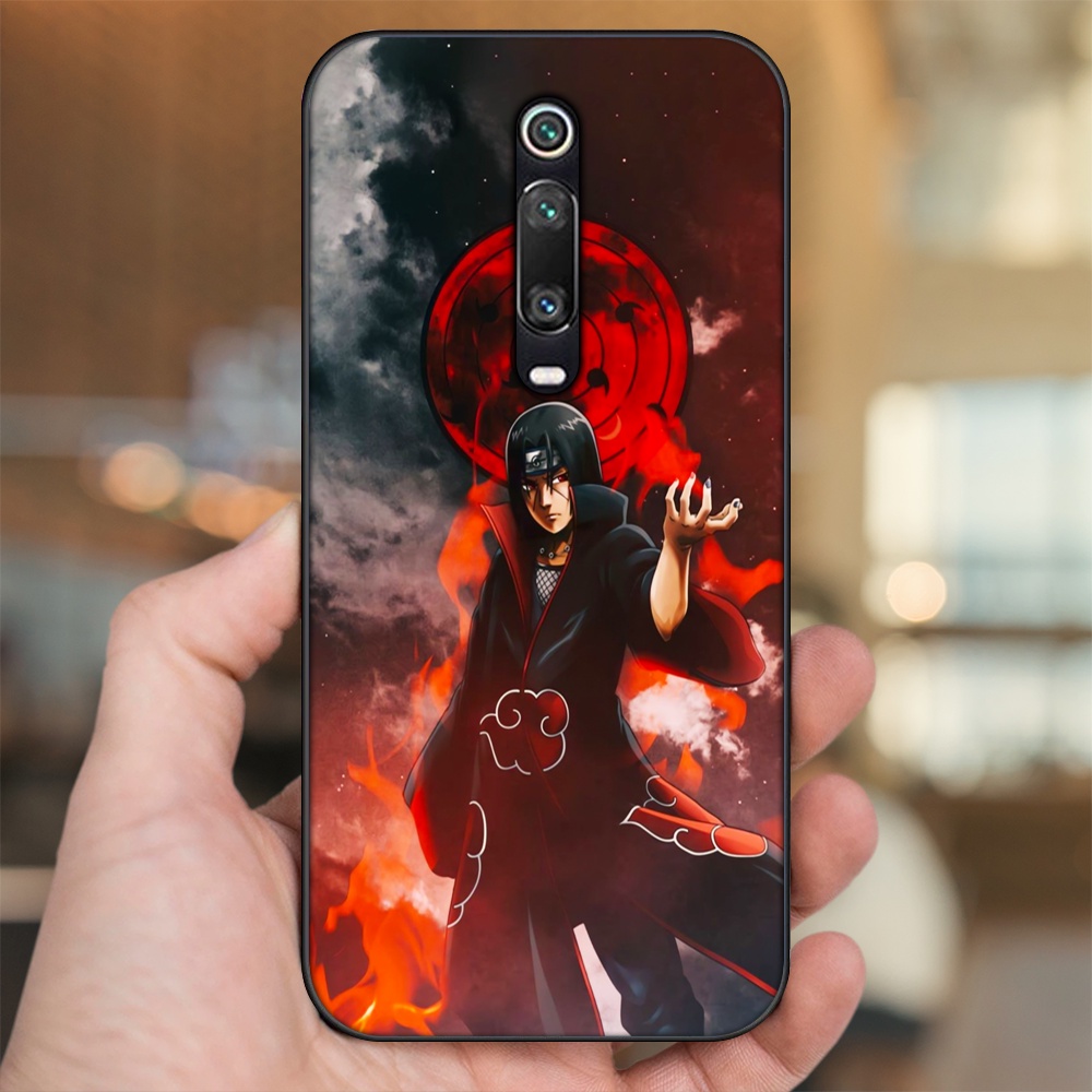 Ốp lưng Xiaomi K20, K20 Pro, Mi 9T viền đen in hình Uchiha Itachi Naruto