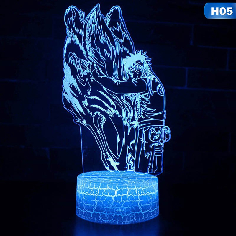 Đèn ngủ chiếu sáng họa tiết dragon ball 3d độc đáo trang trí nội thất