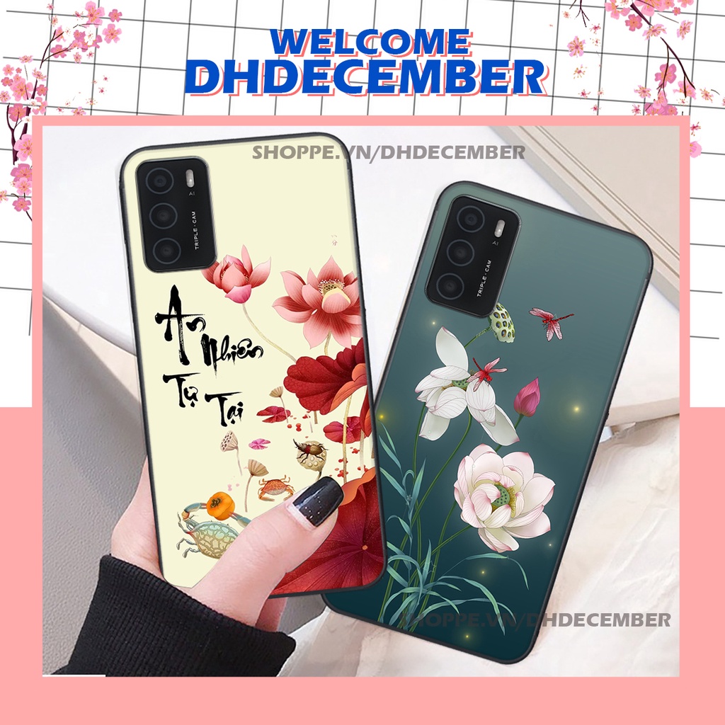 Ốp lưng Oppo A16 in hình thư pháp tâm an vạn sự an ,mã đáo thành công SIÊU CHẤT