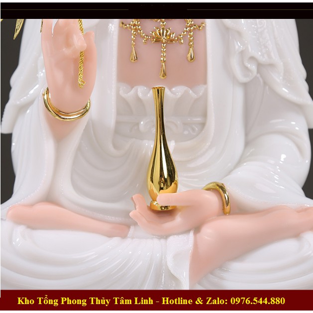 Tôn tượng Mẹ Quan Âm Bồ Tát bằng đá cao cấp| Kho tổng phong thủy tâm linh