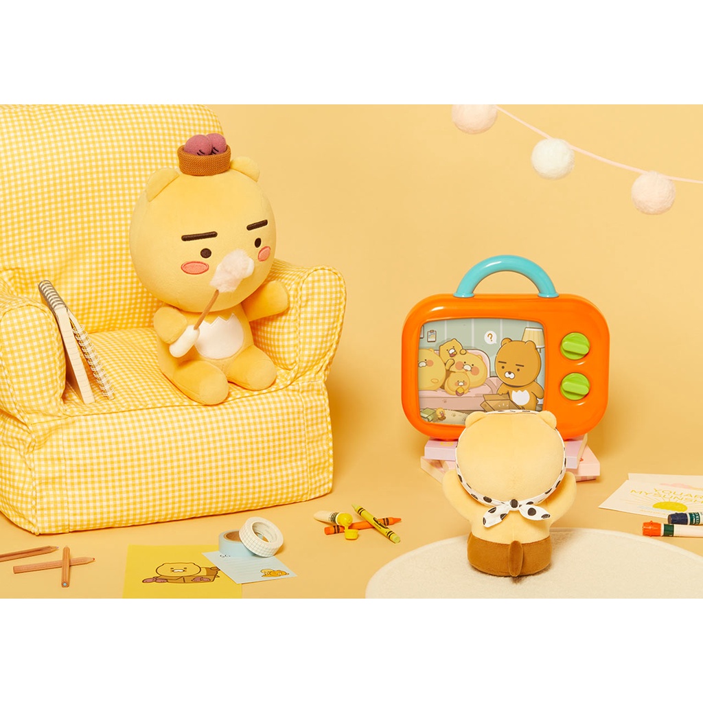 Set Thú Nhồi Bông Kakao Friends Ryan Choonsik Dọn Dẹp