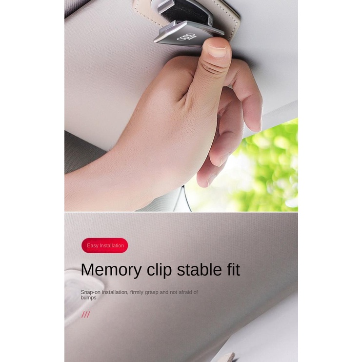 Hộp Đựng Mắt Kính Có Kẹp Gắn Xe Hơi Audi A6L / A5 / A4L / A3 / A1 / Q2L / Q3 / Q7 / Q5L