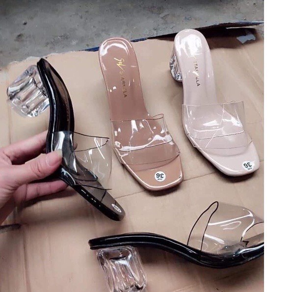 Dép Nữ Quang Ngang Cao 5 Phân Đẹp Mê Ly Đế 5 Phân Chắc Chắn Quai Trong Sang Trọng Bảo Hành 6 tháng Size 35 - 39