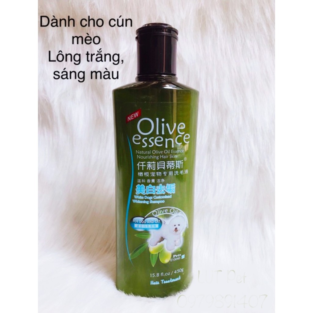 Sữa Tắm Cao Cấp Olive Essence Cho Chó Mèo 450 ml