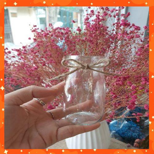 Lọ thủy tinh mini cắm hoa khô