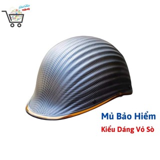 [Mẫu Mới] Mũ Bảo Hiểm Vỏ Sò, Thiết Kế Độc Đáo