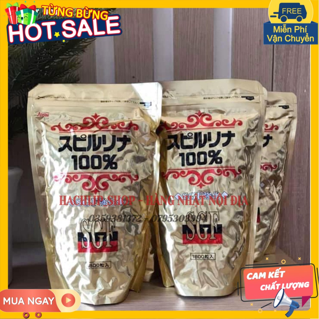 Hộp 1500V 1800V Tảo-xoắn Spirulina SGF dành cho ng tiểu-đường Nhật