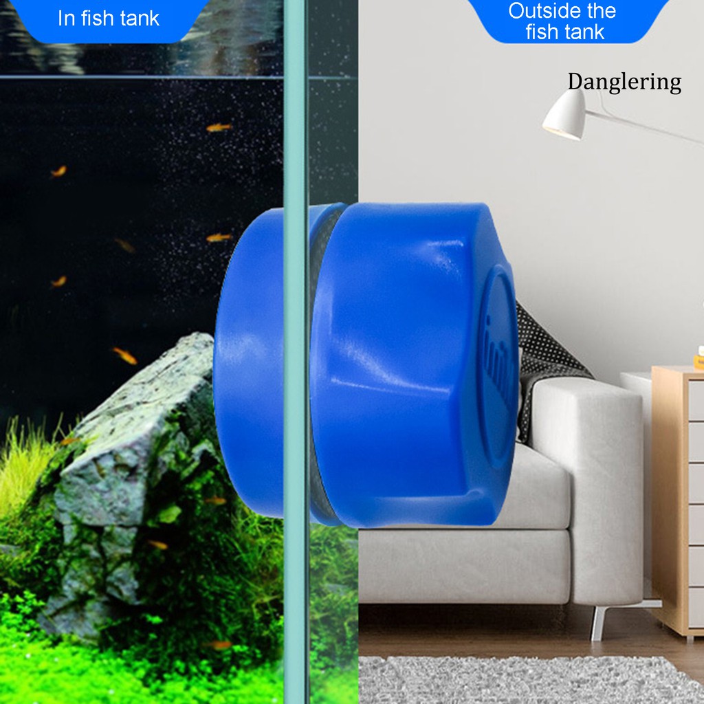 Cọ vệ sinh bể cá kết nối nam châm mini tiện lợi