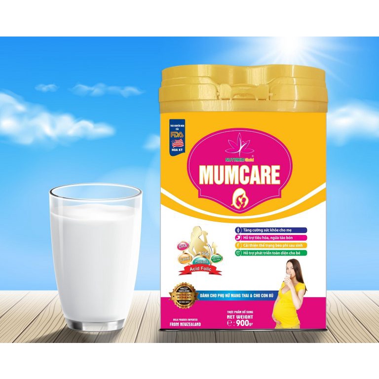 Sữa cho mẹ bầu mang thai và cho con bú NUTRIKIDGOLD MUMCARE lon 900G