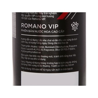 Xịt khử mùi Romano VIP chai 150ml