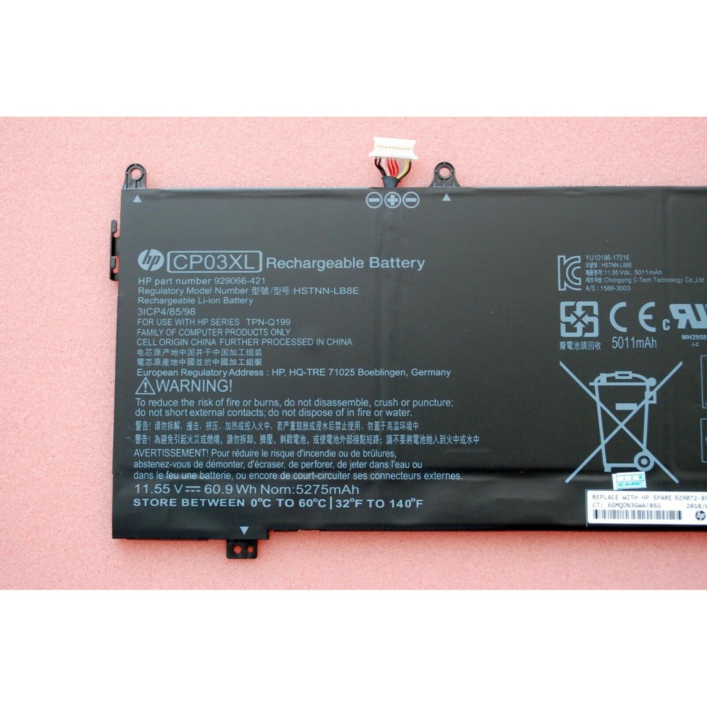 ⚡[Pin zin] Pin battery HP Spectre x360 13-ae CP03XL 929072-855 HSTNN-LB8E 929066-421