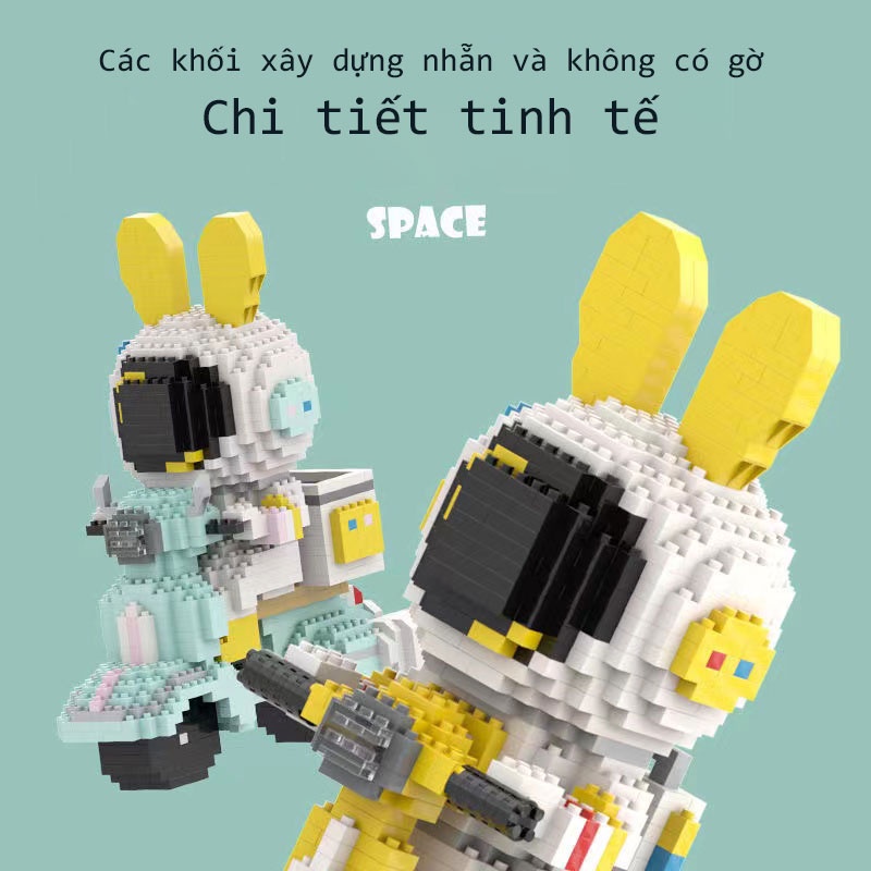 Bộ Đồ Chơi Lắp Ráp Mô Tô Phi Hành Gia 3D Độc Đáo Thú Vị Cho Bé