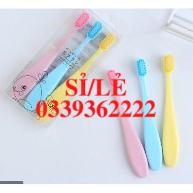 [ HAIANHSHOP ] [Set 3 Chiếc] Bàn Chải Xuất Nhật Cho Bé - Bàn Chải Đánh Răng Trẻ Em Tiêu Chuẩn Nhật Bản Duashop &gt;