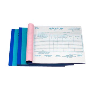 phiếu xuất kho 2 liên khổ a5 16x20 (50 bộ