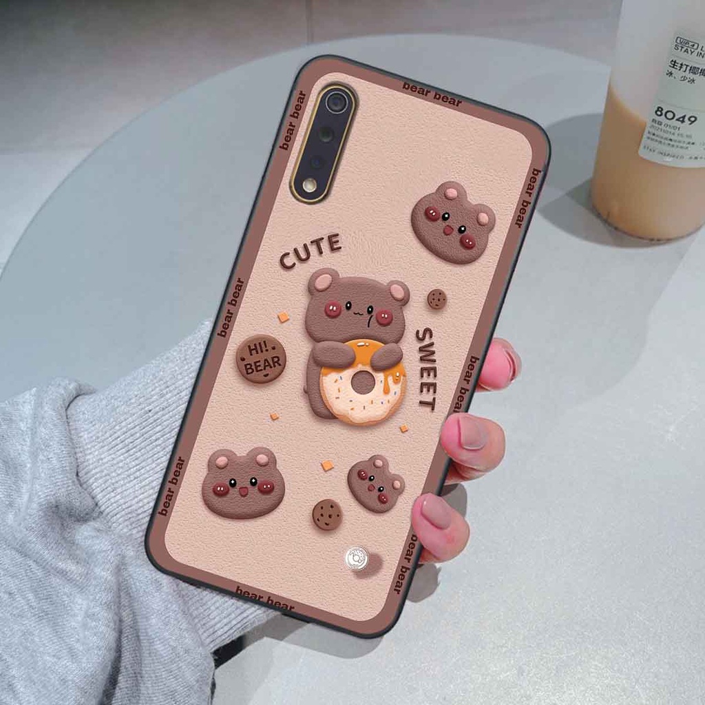 Ốp Vivo S1 / S1 Pro bear brick, gấu đáng yêu, dễ thương
