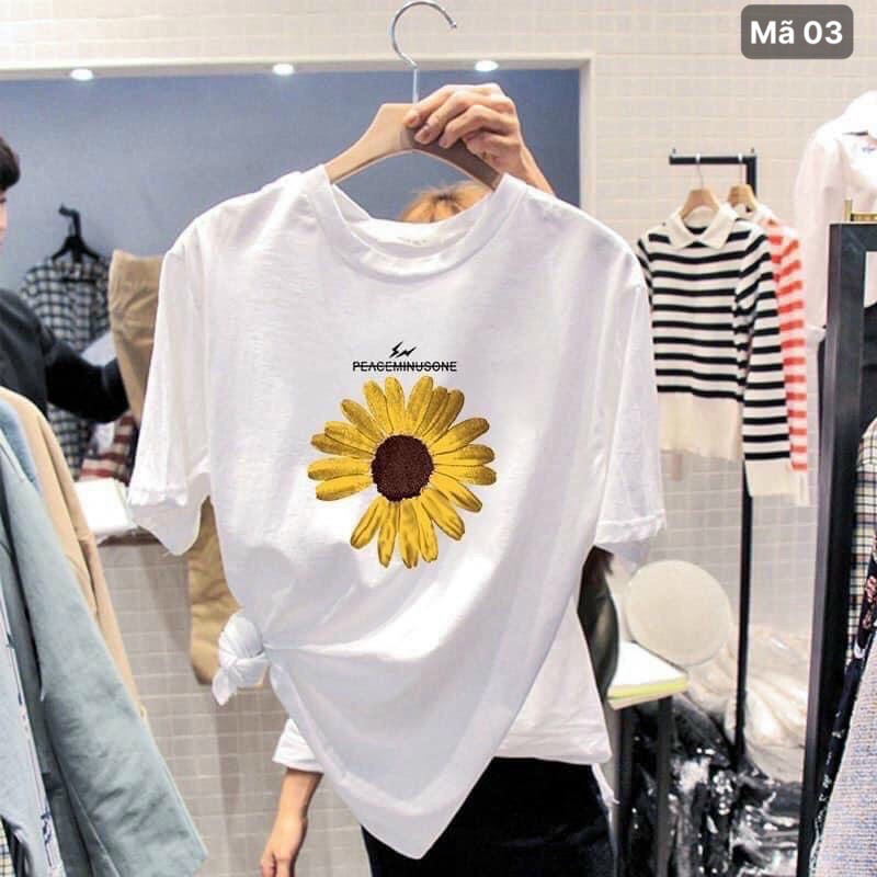 [Mã FAMAYWA giảm 10K đơn 50K] Áo Thun Nữ Cổ Tròn in Hình Dễ Thương Chất Thun Mịn Mát | BigBuy360 - bigbuy360.vn