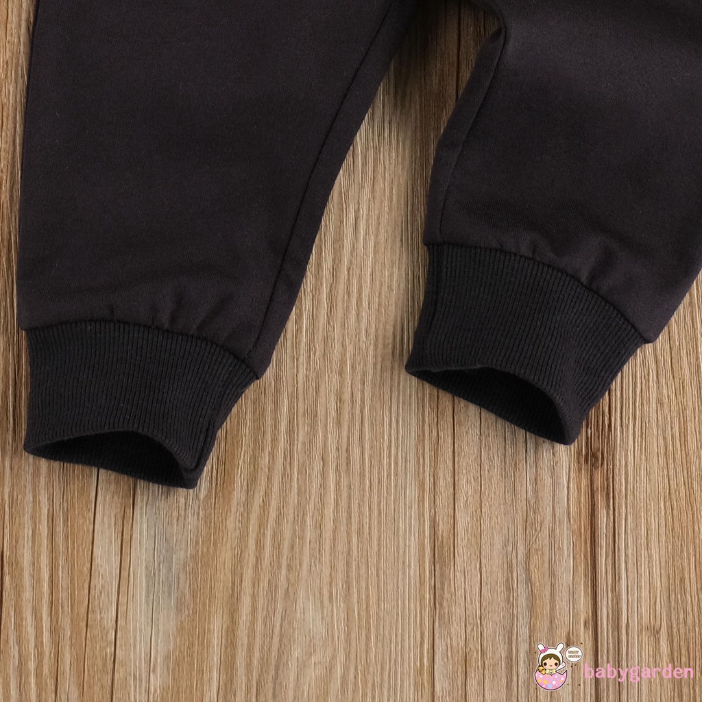 Bộ Áo Thun Cổ Tròn In Hình Cáo + Quần Dài + Nón Cho Bé