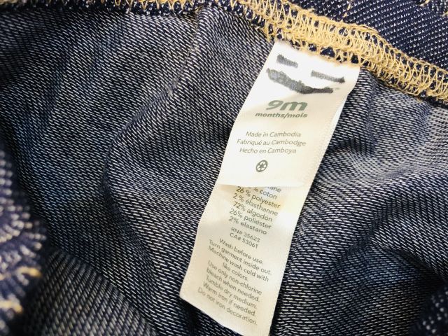 Quần Legging giả jean Carter xuất xịn cho bé