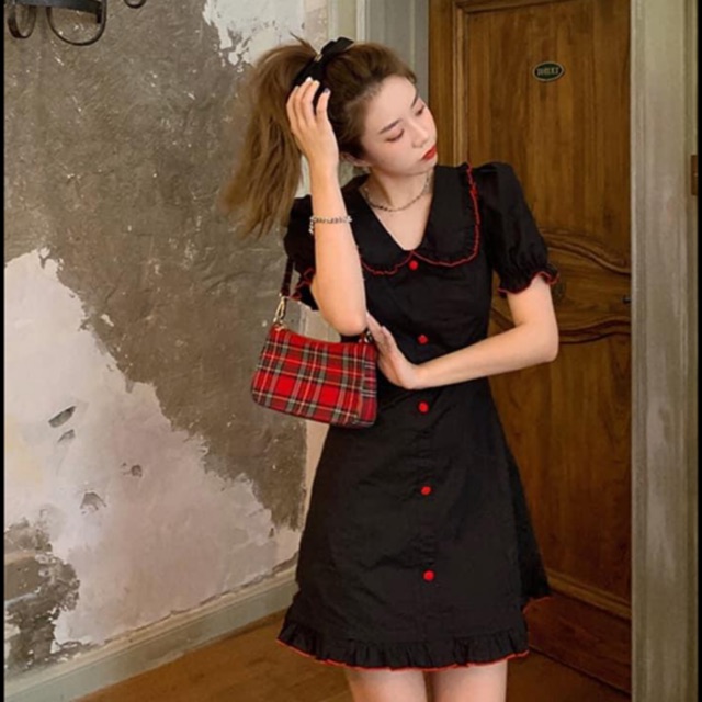 🍒 Đầm cuốn biên đỏ Bigsize 60-85 ký