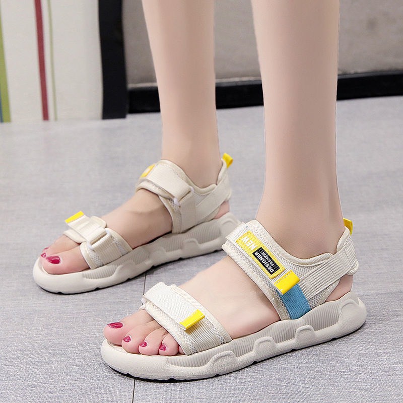 Giày MWC 2798 - Giày Sandal Đế Cao, Giày Sandal Quai Ngang Đế Cao Trẻ Trung Cá Tính