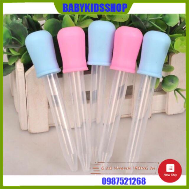 [CÓ CHIA VẠCH] Ống hút sữa, bón thuốc loại 5ml cho bé giao màu ngẫu nhiên